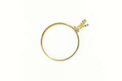 14K Yellow Gold 1 oz. Gold Panda Coin Holder Bezel Pendant