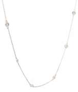 Dazzling 0.60ctw Round Diamond Ten Station Necklace