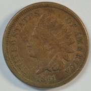 Key date 1861 Indian Head Cent. Full Liberty details