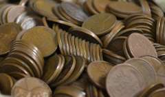 Bag Of 5,000 Wheat Cents From Estate