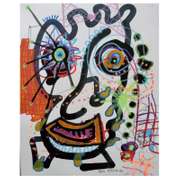 Loving Life and Living It by Kostabi Original