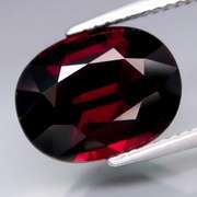 Ravishing 5.88ct black cherry red Mozambique Garnet