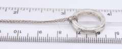 Tiffany & Co 1837 Circle Pendant on Chain