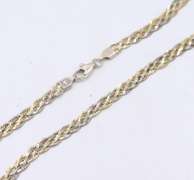 Vintage Italian 925 Sterling Silver Braided Necklace