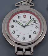Rugged Swiss Army Pocket Watch in SS