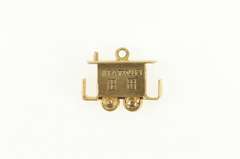 10K Yellow Gold NTA Nat'l Trolleybus Assn. Trolley Car Charm/Pendant