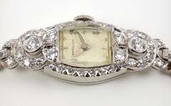Diamond Laden 14k Hamilton Watch