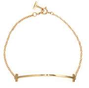Tiffany & Co 18kt Yellow Gold T Smile Bracelet