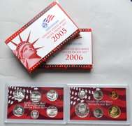 2005 2006 Silver US Proof Sets