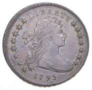 1795 Draped Bust Silver Dollar - Uncentered Bust - Nice Specimen!