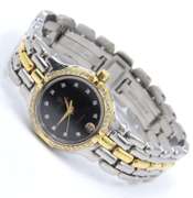 Cyme Quartz Two Tone Diamond Watch
