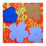 Flowers 11.69 Print by Warhol, Andy
