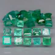Collectors 3.10ct real Colombian Emerald set