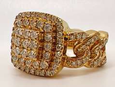 2.50 Carat Diamond Ring in 10kt Solid Yellow Gold