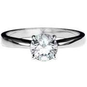 2/5CT DIAMOND SOLITAIRE 10KT GOLD RING