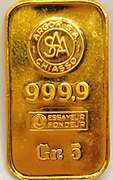 5 gram gold bar