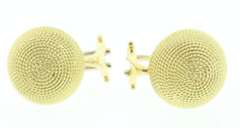 Ladies italian 18k gold earrings
