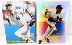 2 Derek Jeter Fleer Baseball Cards