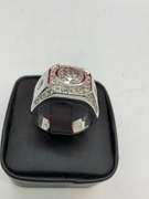CERTIFIED MENS 14K WHITE GOLD AND DIAMOND RING