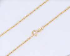 Popular Yellow Gold Rope Chain Necklace
