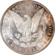 Superb BU 1882P Morgan Silver Dollar Nice Toning!