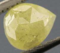Beautiful .48ct pear cut yellow Diamond