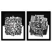 Croises (Diptych) Print by Vasarely (1908-1997)