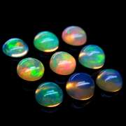 Beautiful 3.62ct unheated Ethiopian jelly opal set