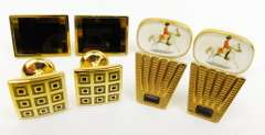 4 Pairs of Vintage Cuff Links