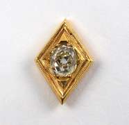 Flashy Diamond Tie Tack