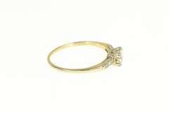 14K Yellow Gold 1940's 0.46 Ctw VVS Diamond Classic Engagement Ring
