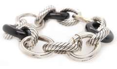 David Yurman XL Oval Chain Link Bracelet in Sterling