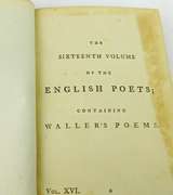 1790 The Poems of Edmund Waller Antique Book