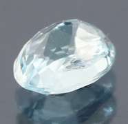 High fire 2.25ct platinum blue Aquamarine