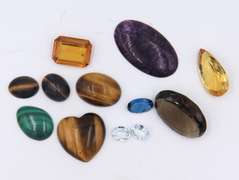 Group Lot of Multi Color Loose Gemstones