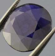 Beautiful 8.93ct ink blue Sapphire from Madagascar