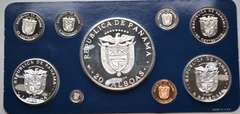 9 Piece 1975 Panama Proof Set