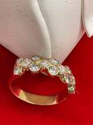 CERTIFIED 14KGOLD AND DIAMOND RING