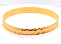 21kt Yellow Gold 4 Bangles