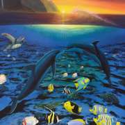 Kiss for the Sea Limited Edition by Wyland