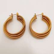 14kt Solid Yellow Gold Hoop Earrings