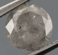 Bright! .55ct gray Diamond solitaire
