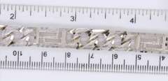 Favorite White Gold Curb Link Fancy Bracelet