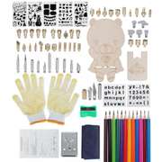92pc 60W Electric Adjustable Wood Burning Pen Soldering