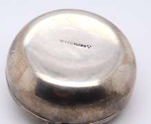 Vintage 925 Sterling Silver Signed Trinket Box