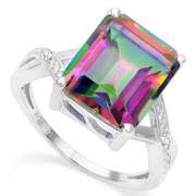 5.22CT MYSTIC GEMSTONE STERLING RING