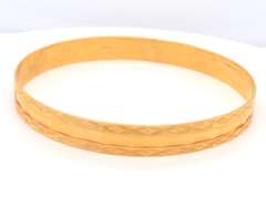 21kt Yellow Gold 4 Bangles
