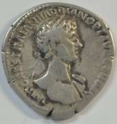 Very Scarce Emperor Hadrian Roman Silver Denarius, 117-138 AD