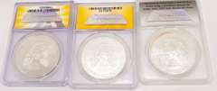 5 MS69 ASE silver coins