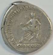 Very Scarce Emperor Hadrian Roman Silver Denarius, 117-138 AD